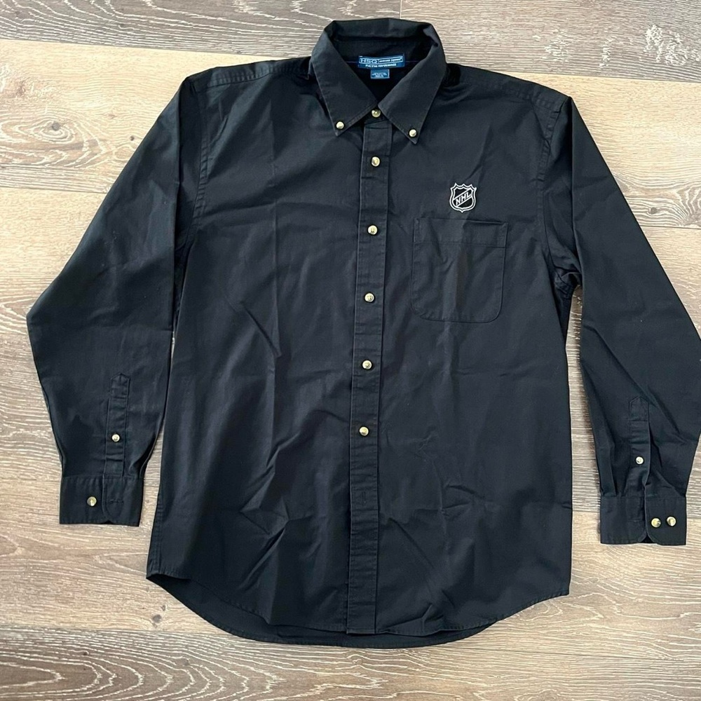 Harvard Square (HSQ) Black Dress Shirt – Men’s M